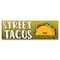 Signmission Street Tacos Banner Concession Stand Food Truck Single Sided B-72-30160 - alternate 1